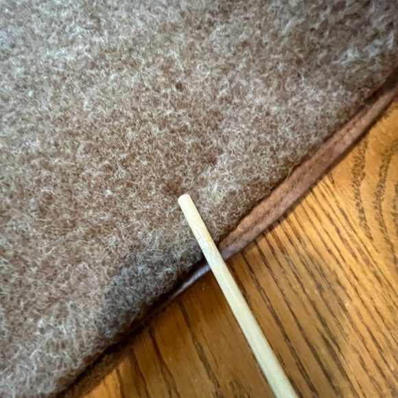 Vintage 50’s Era Lined Wool Cape Brown Women’s M - Picture 3 of 9